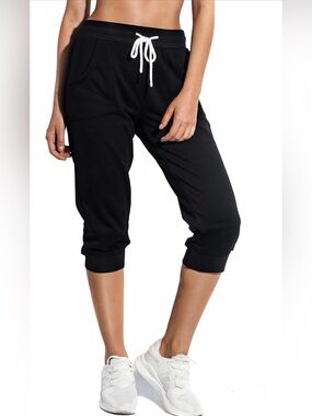 Special Magic Women's Cropped Sweatpants Capri Jogger Pants with Drawstring